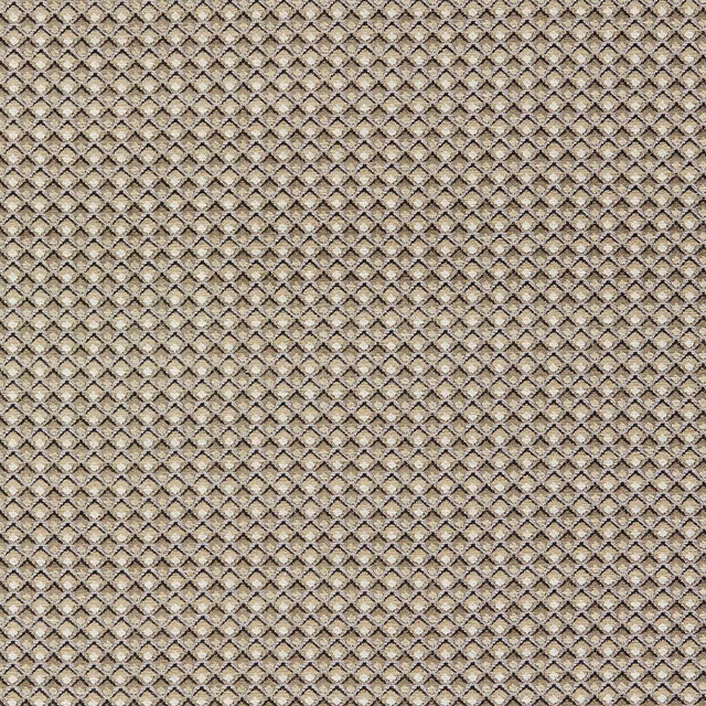 Warm natural beige woven lattice with taupe and charcoal diamond accents