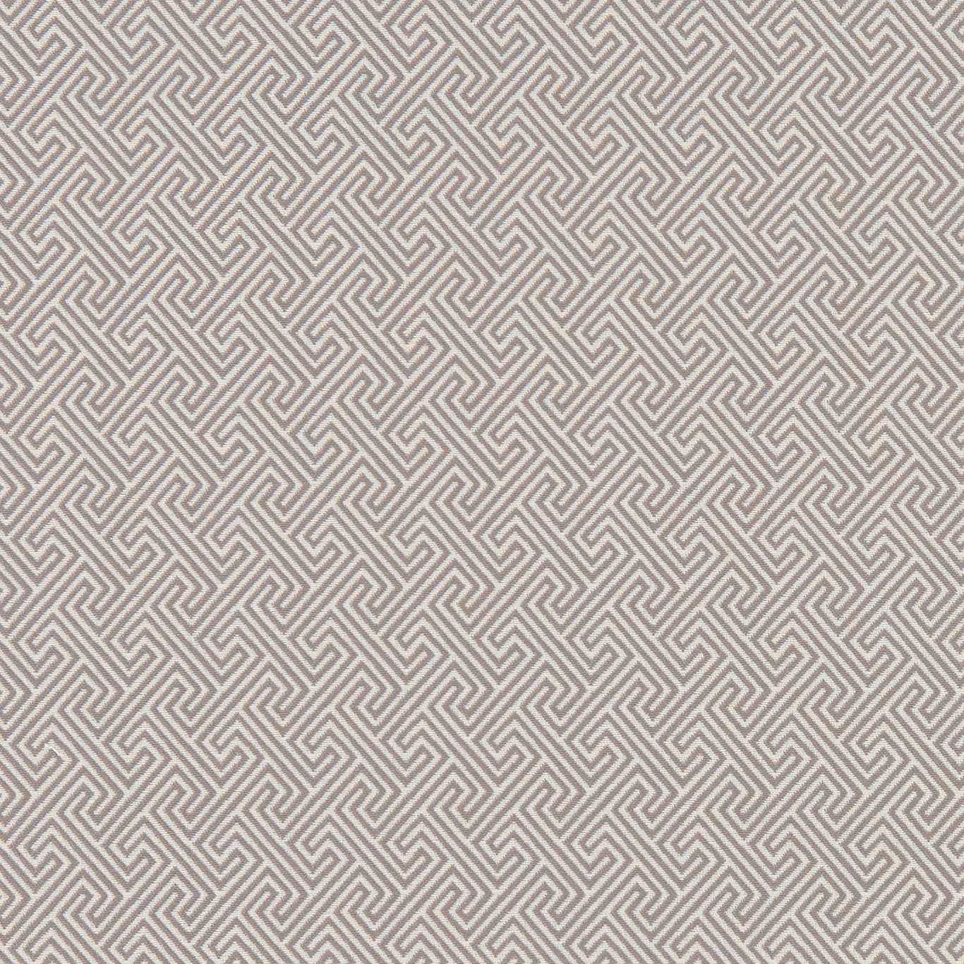 Warm mocha taupe textile with pale angular maze lines and fine woven texture