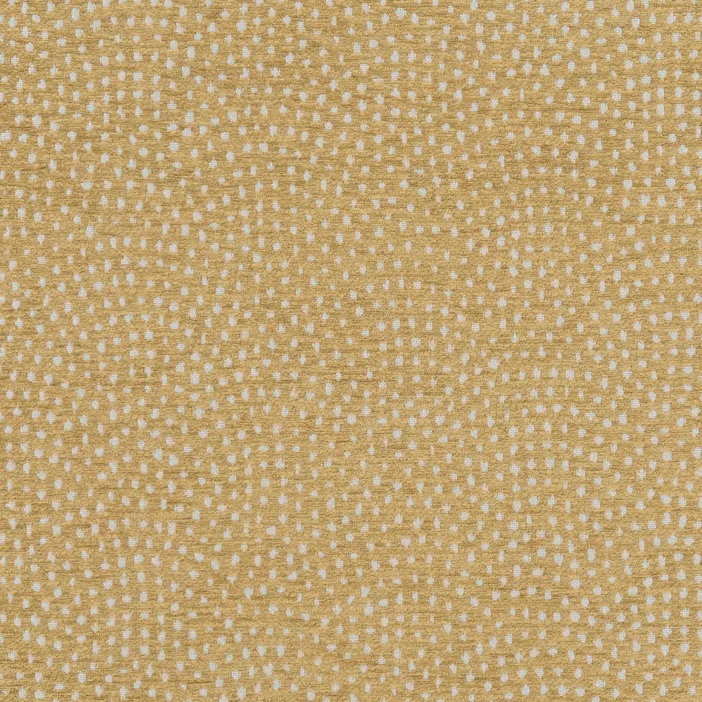 Warm antique-gold woven fabric with small pale flecks and broken vertical texture