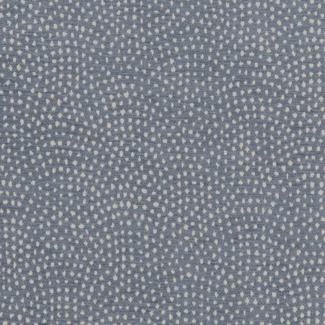 Cool charcoal woven ground with irregular pale flecks in staggered rows