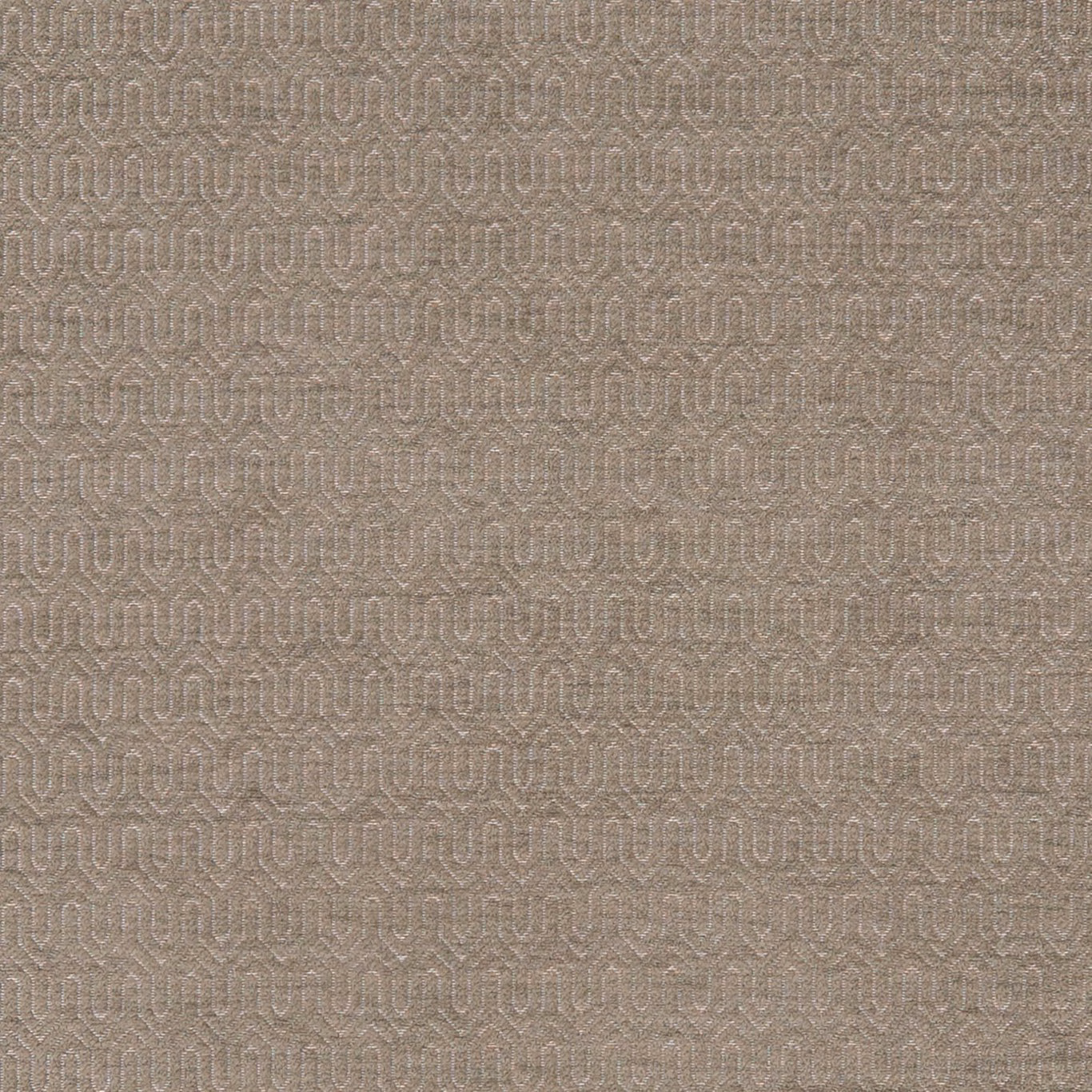 Warm mocha taupe fabric with fine woven texture and small linked loop geometry