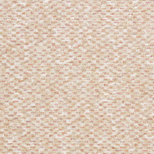Cream woven upholstery with blush and terracotta flecks in a mottled horizontal texture