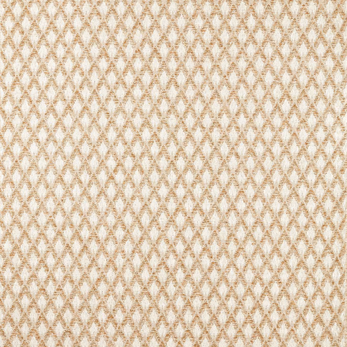 Warm camel and cream woven diamonds with a softly flecked textured surface