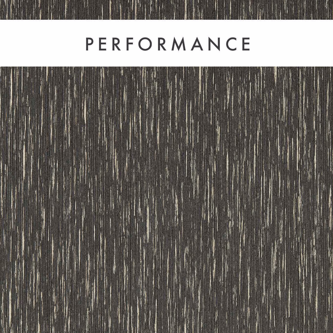Charcoal wallpaper with fine vertical gilver streaks and softly varied texture