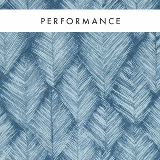 Cool midnight-blue wallpaper with layered feather-like chevrons and pale brushed highlights.