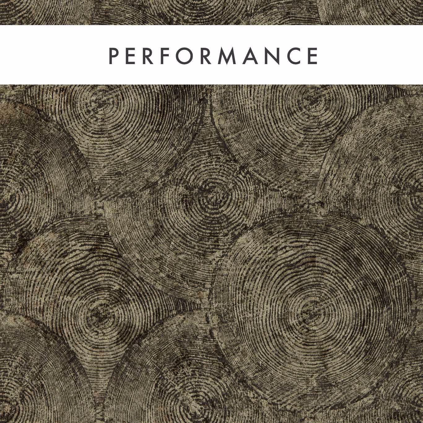 Charcoal and gilver wallpaper with overlapping cut-tree rings and finely ridged texture