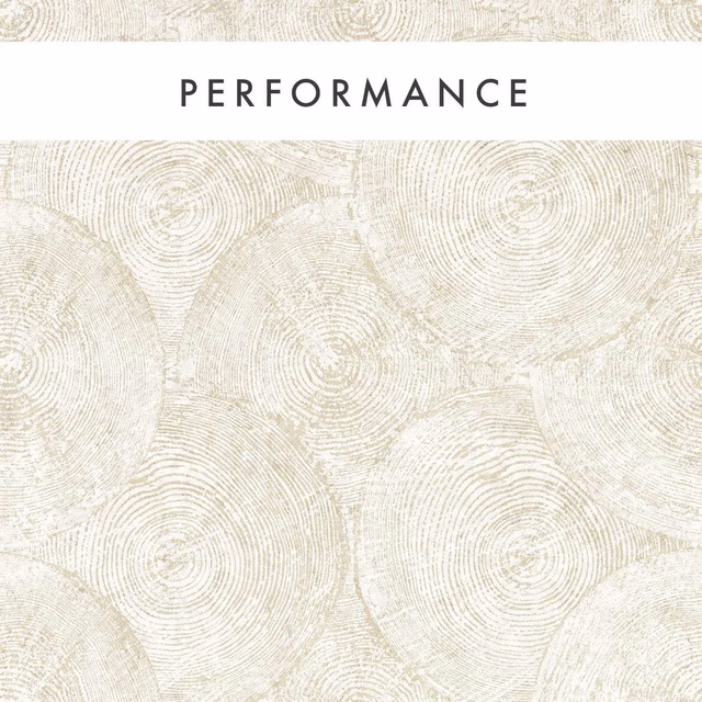 Pale ivory wallpaper with overlapping fine contour rings in soft silver-beige