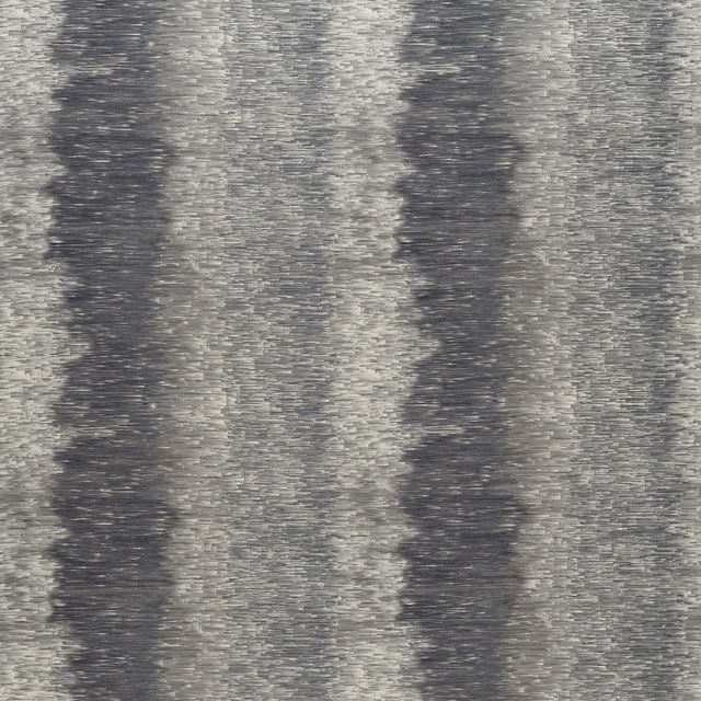 Cool charcoal-grey textile with misty vertical ombré bands and fine horizontal texture