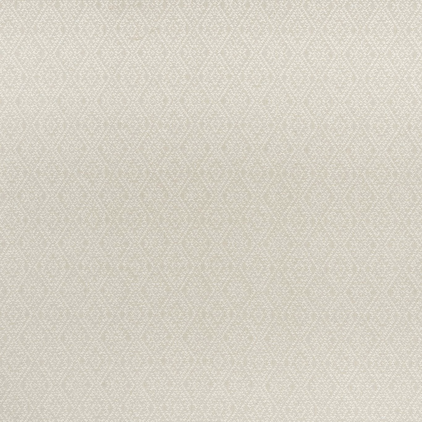 Pale linen cream fabric with a fine, softly textured geometric repeat