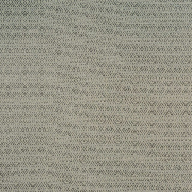 Muted storm-grey woven fabric with a tiny diamond lattice and softly mottled texture