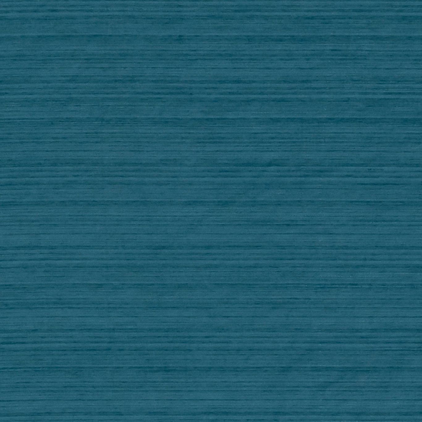 Deep peacock teal woven swatch with fine horizontal slubs and subtle tonal variation