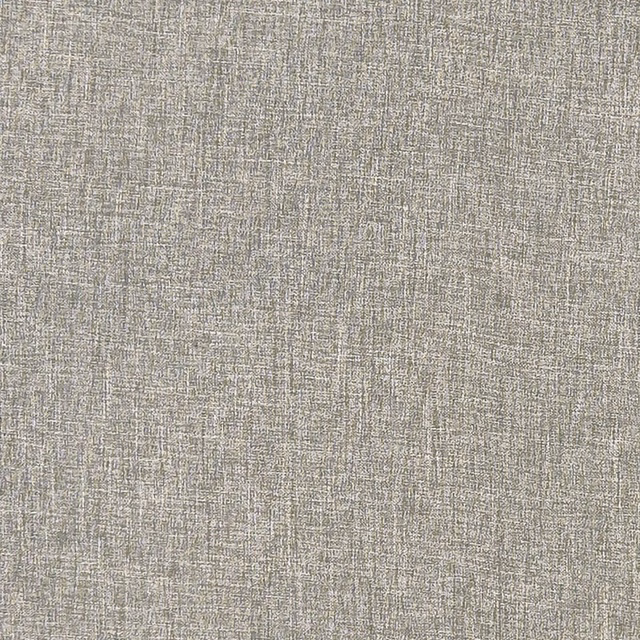 Close-up of pale grey-beige fabric with a fine mottled crosshatch weave