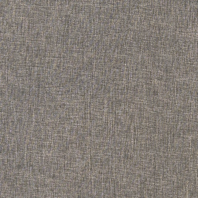 Warm truffle-taupe woven textile with fine grey flecks and crosshatched slubs