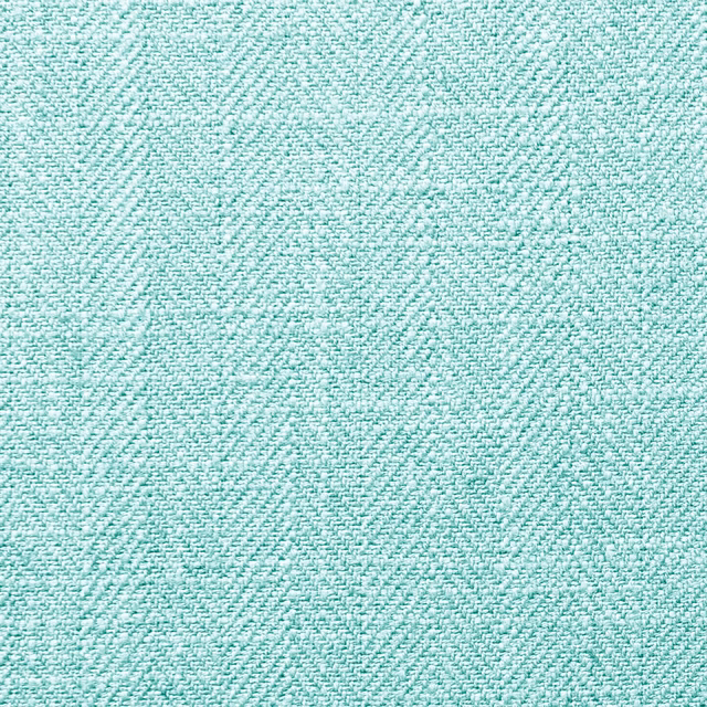 Pale azure woven fabric with softly mottled aqua crosshatch texture