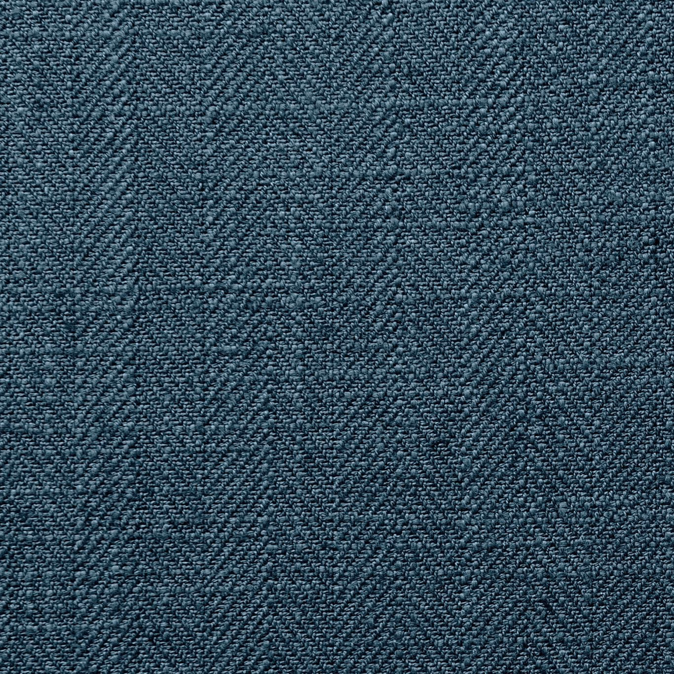 Close-up of deep denim-blue Henley fabric with a fine mottled woven texture