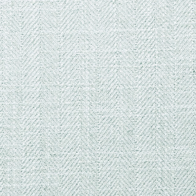 Close-up of pale duck-egg blue-green fabric with a fine, irregular woven texture