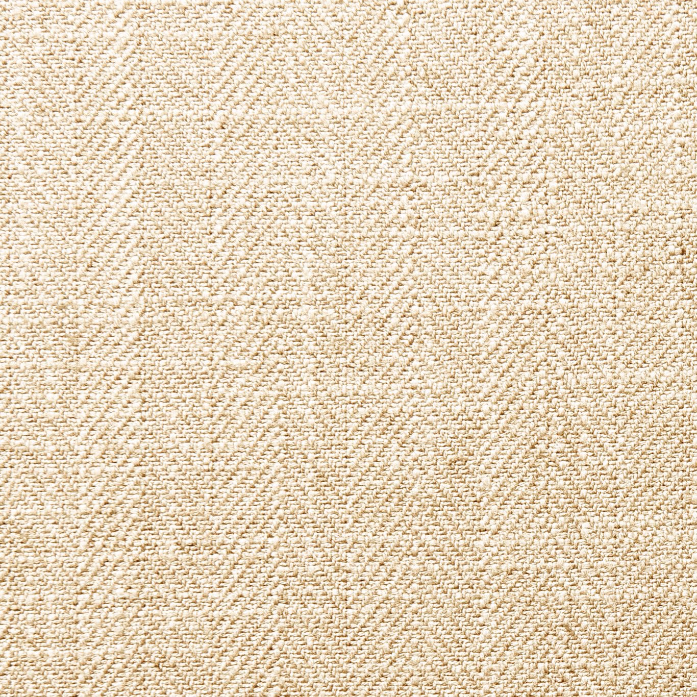 Warm flax beige plain woven fabric with subtle cream flecks and basket texture