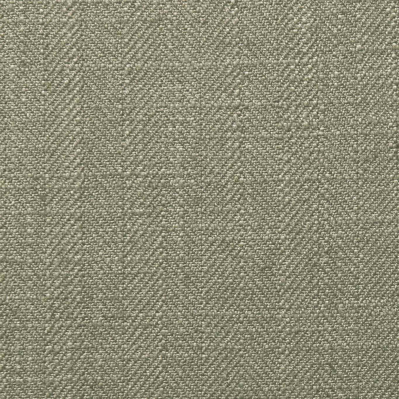 Muted olive green woven upholstery fabric with fine pale flecks and pebbled texture