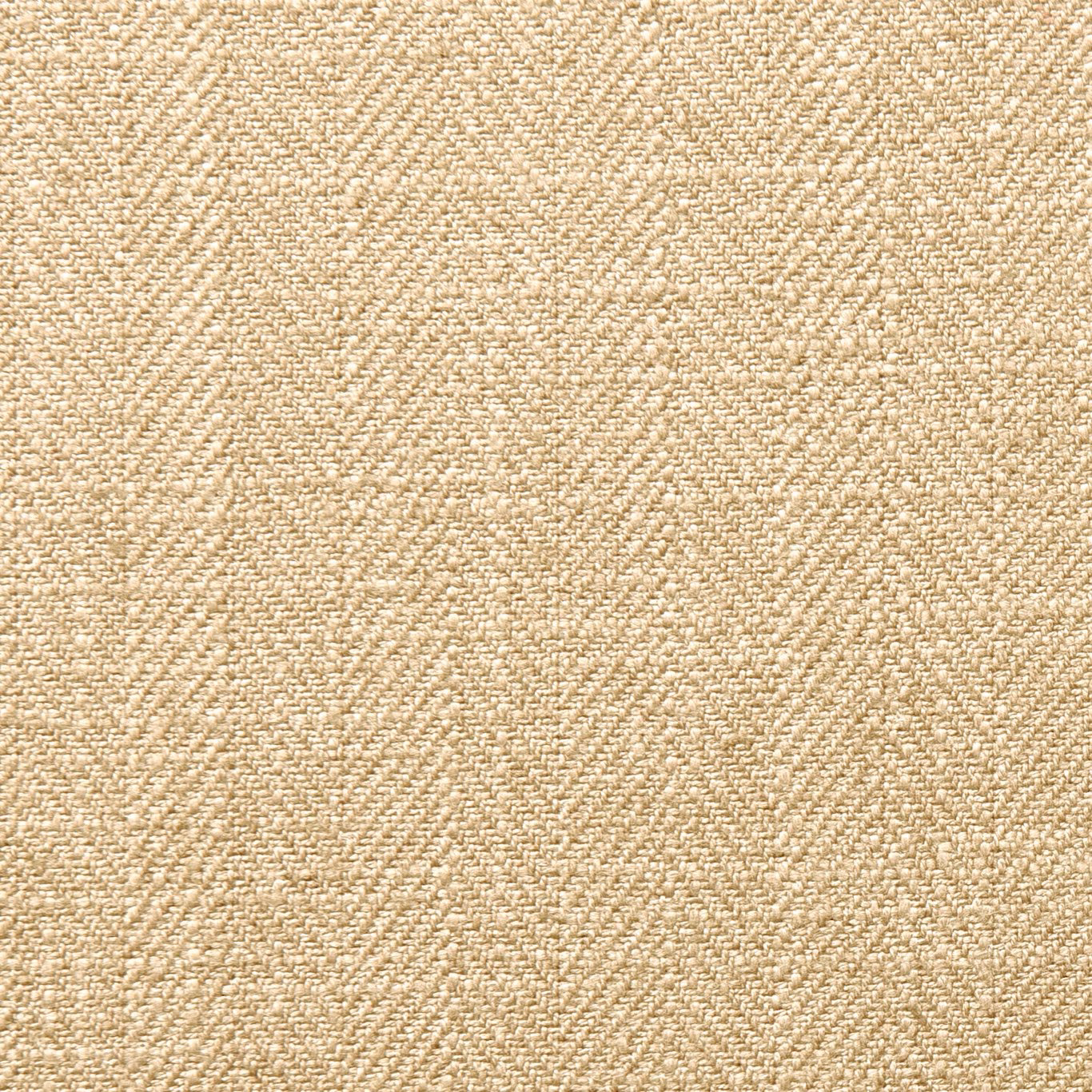 Close-up of warm sesame beige fabric with a flecked, tactile woven texture