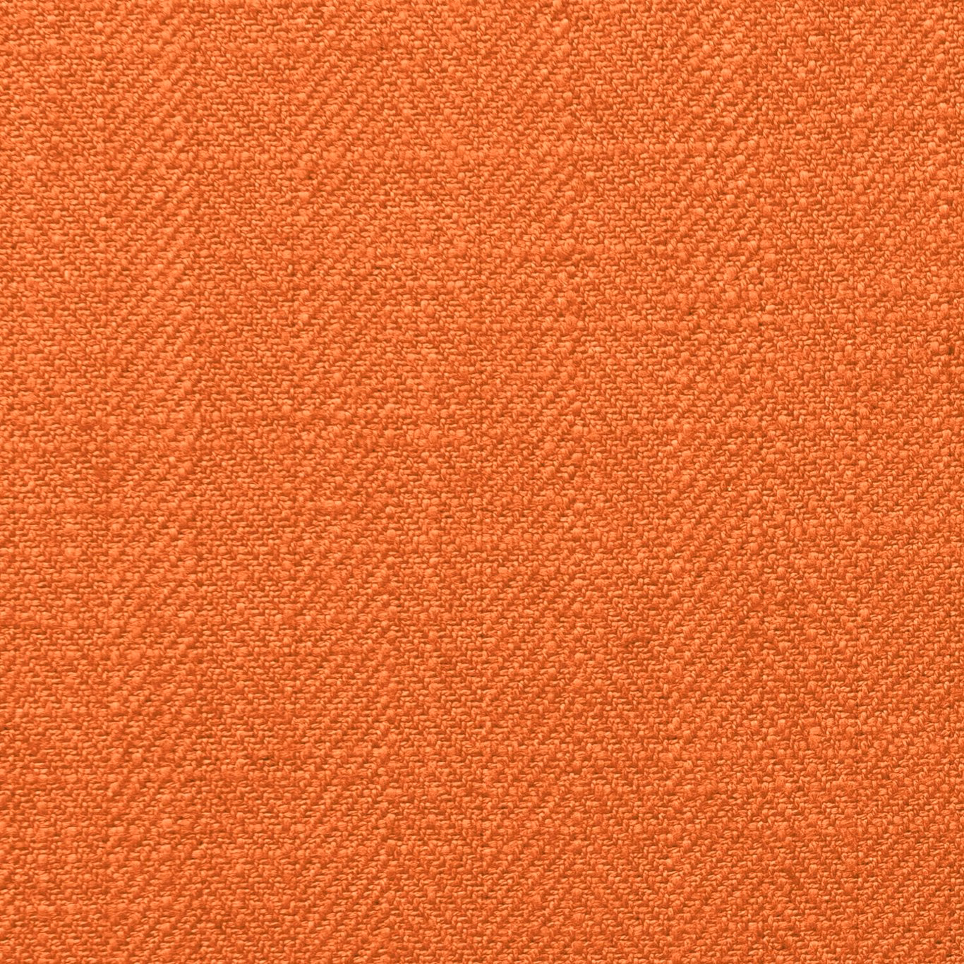 Close-up of warm burnt-orange Henley fabric with a dense, nubby woven texture