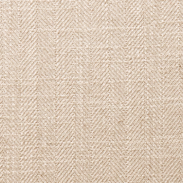 Warm stone-beige woven swatch with fine irregular flecks and tactile basket texture