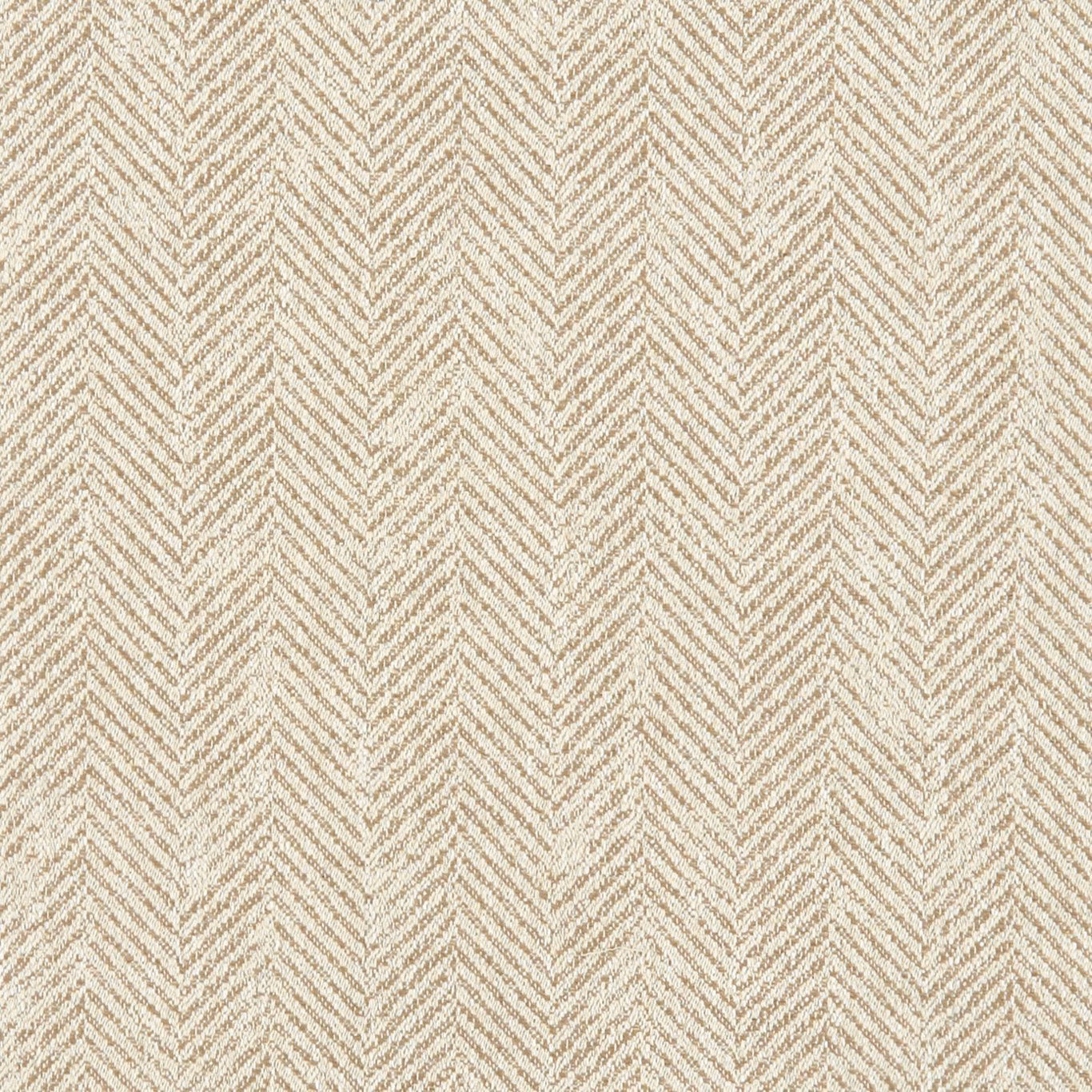 Pale natural woven fabric with warm taupe chevron columns and fine textured weave