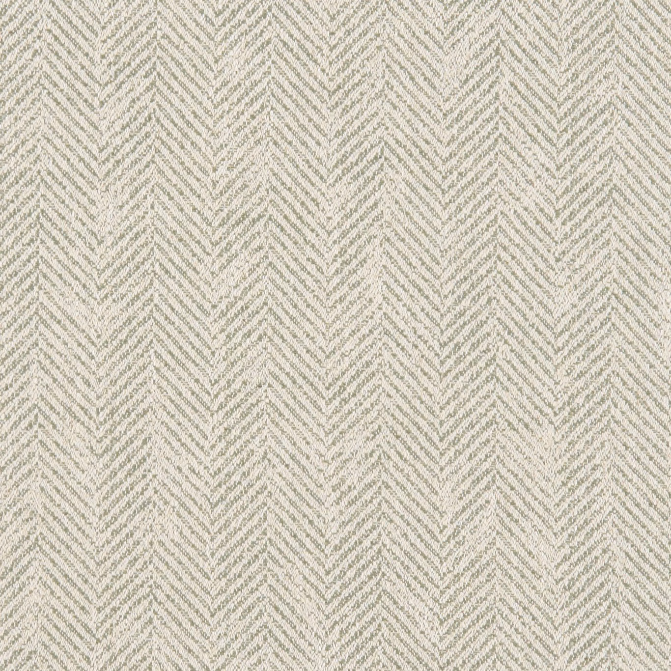 Pale sage woven fabric with a softly broken vertical chevron texture