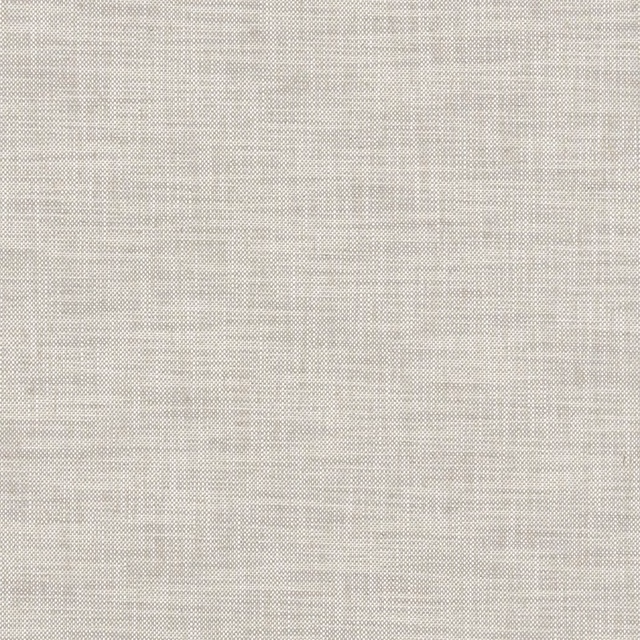 Close-up of pale dove-grey woven fabric with subtle taupe crosshatch texture