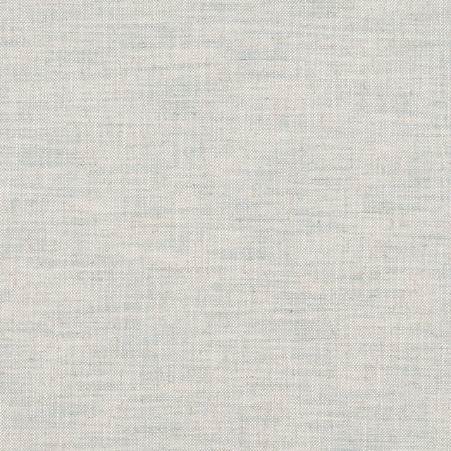 Pale duckegg blue-green woven fabric with fine cream-grey crosshatch texture