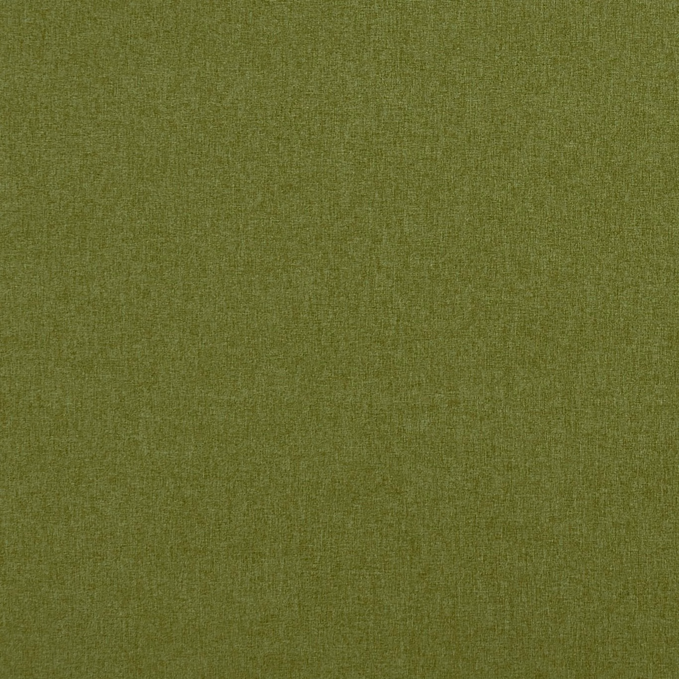 Close-up of olive moss-green woven fabric with fine tonal yarn variation