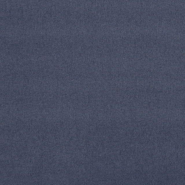 Close-up of deep slate-blue plain weave with subtle charcoal tonal texture