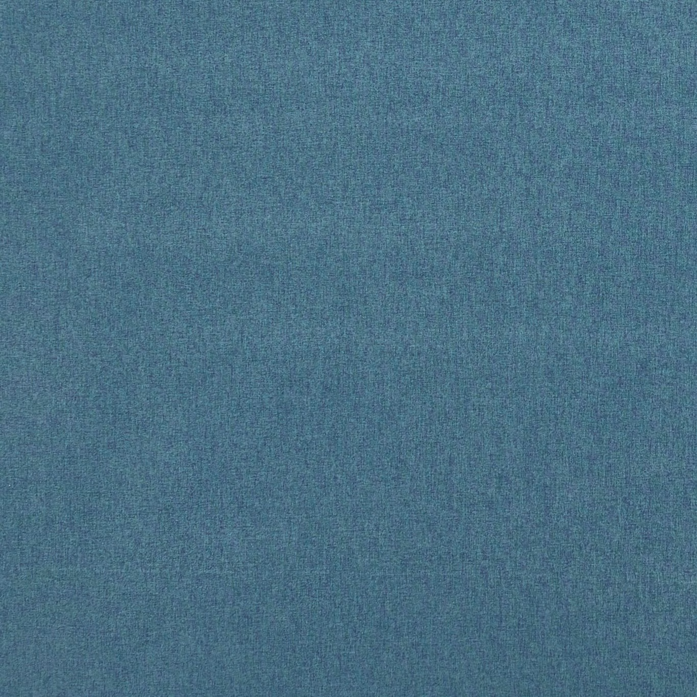 Close-up of cool peacock teal fabric with fine vertical woven texture