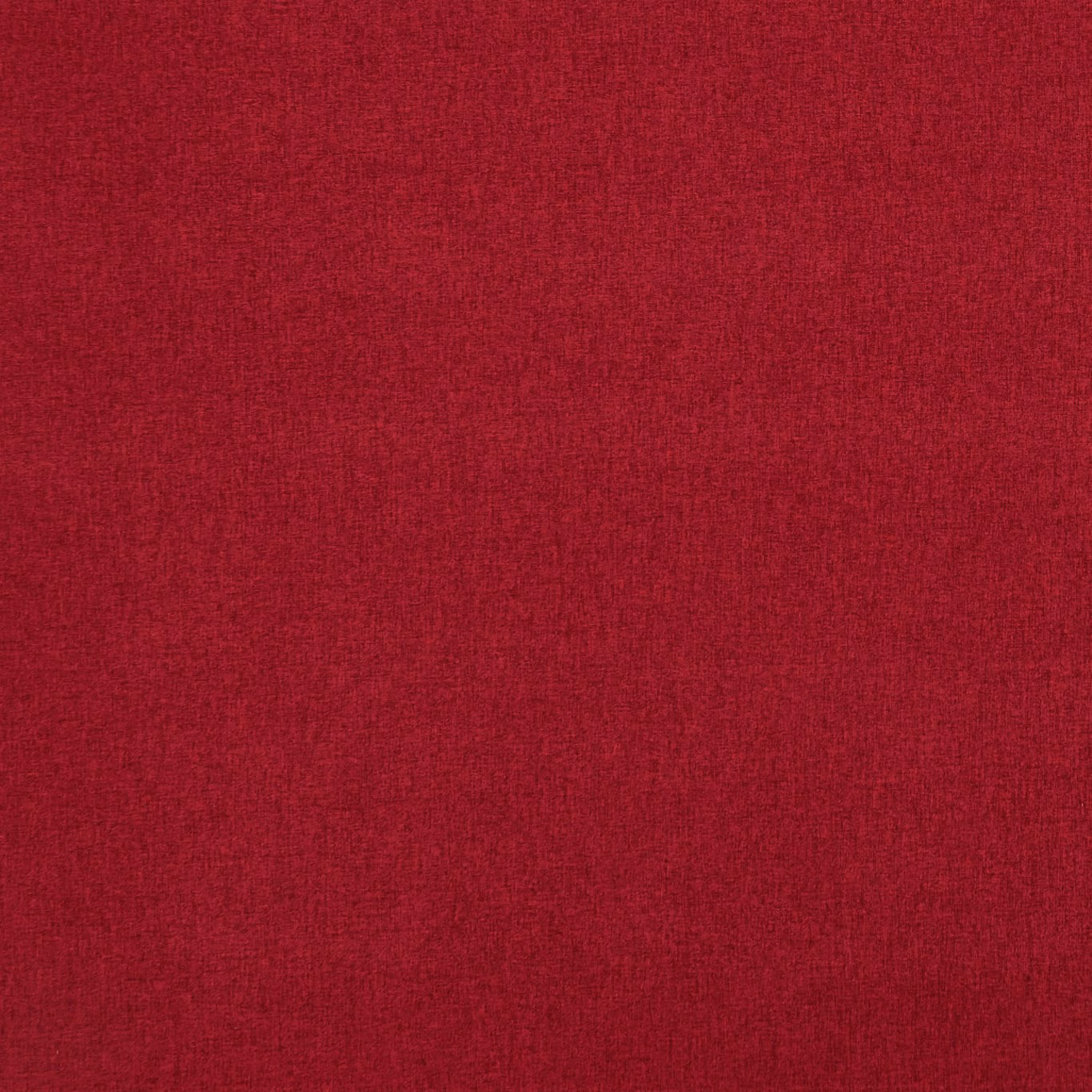 Deep ruby red plain woven fabric with subtle tonal texture and darker red shading