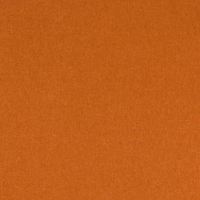 Burnt-orange terracotta plain weave with subtle vertical texture and warm tonal depth