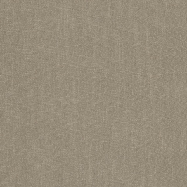 Muted grey-brown taupe fabric with fine vertical woven texture
