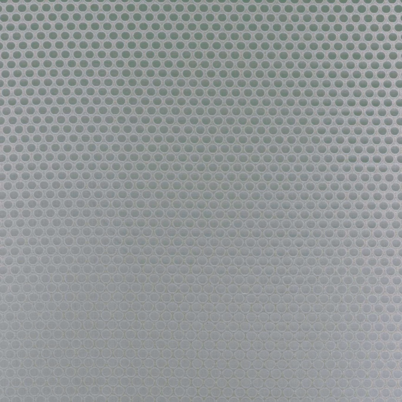 Cool mineral grey-green fabric showing a small, tightly woven oval lattice