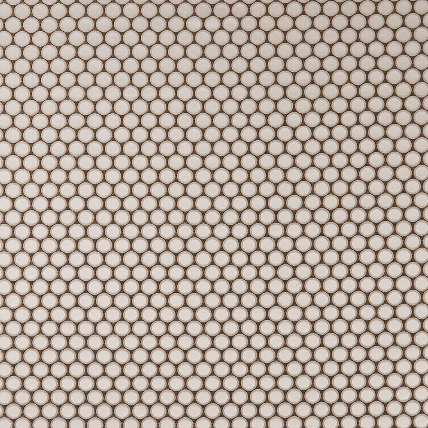Warm taupe and cream pebble-ring weave with a finely textured surface