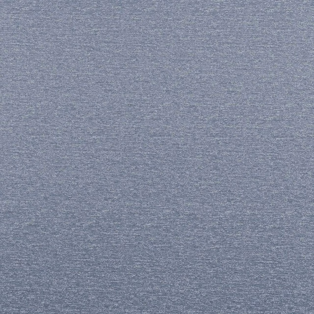 Close view of Lucania Chicory’s cool blue-grey flecked woven surface