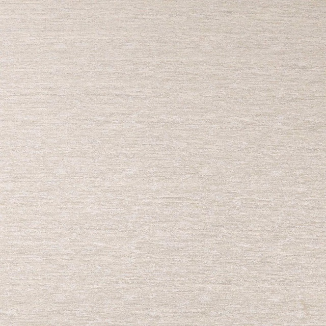 Close-up of soft ivory fabric with fine taupe-grey slub texture