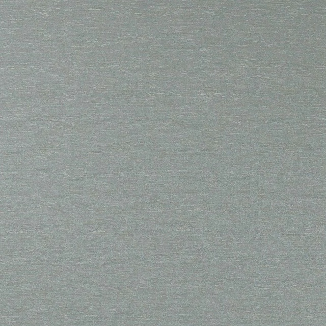Close-up of mineral grey-green fabric with subtle horizontal woven texture