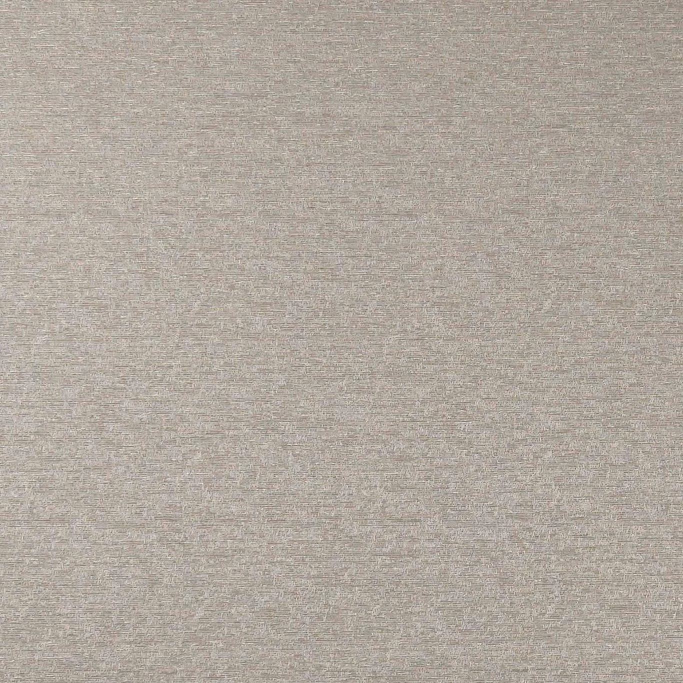 Close-up of softly mottled pebble taupe woven fabric with fine horizontal texture