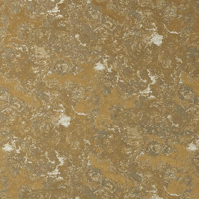 Antique gold and taupe Marmo textile with pale mineral-like marbling