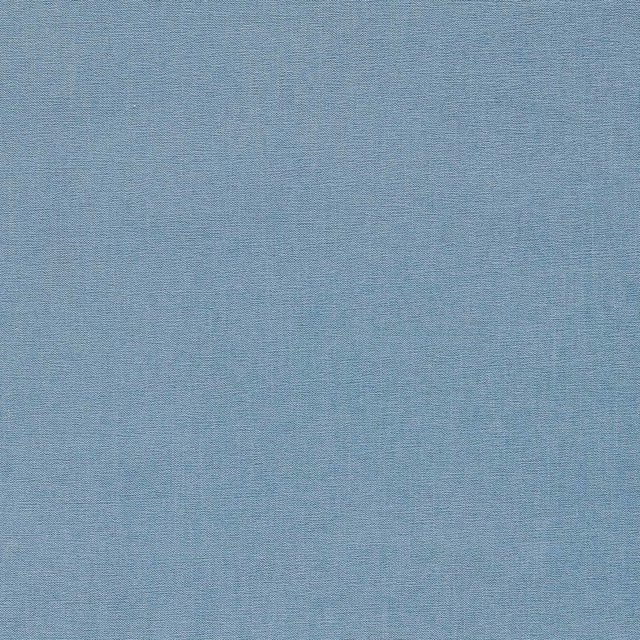 Close-up of muted blue-teal chenille with a fine, even woven texture