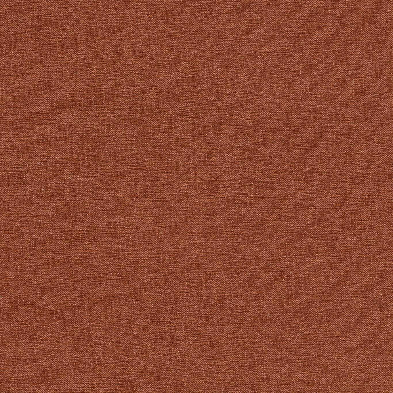 Warm cinnamon terracotta chenille with a fine, subtly irregular woven texture