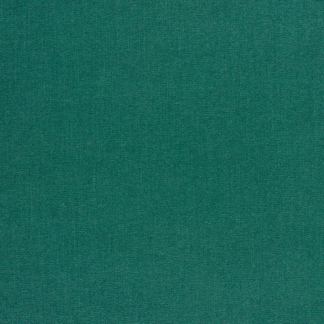 Close-up of saturated emerald chenille with a fine, subtly mottled weave