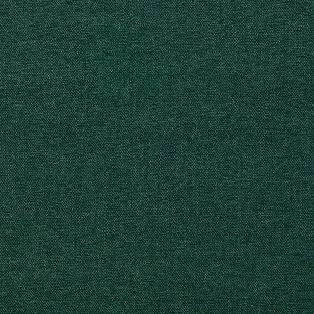 Close-up of dark forest-green chenille with a fine, subtly crosshatched weave