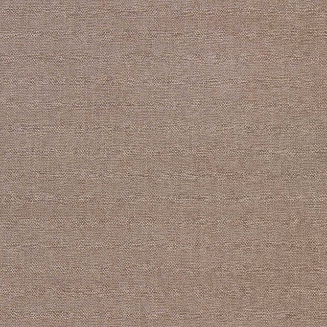 Close-up of muted taupe-beige chenille with fine peppered woven texture