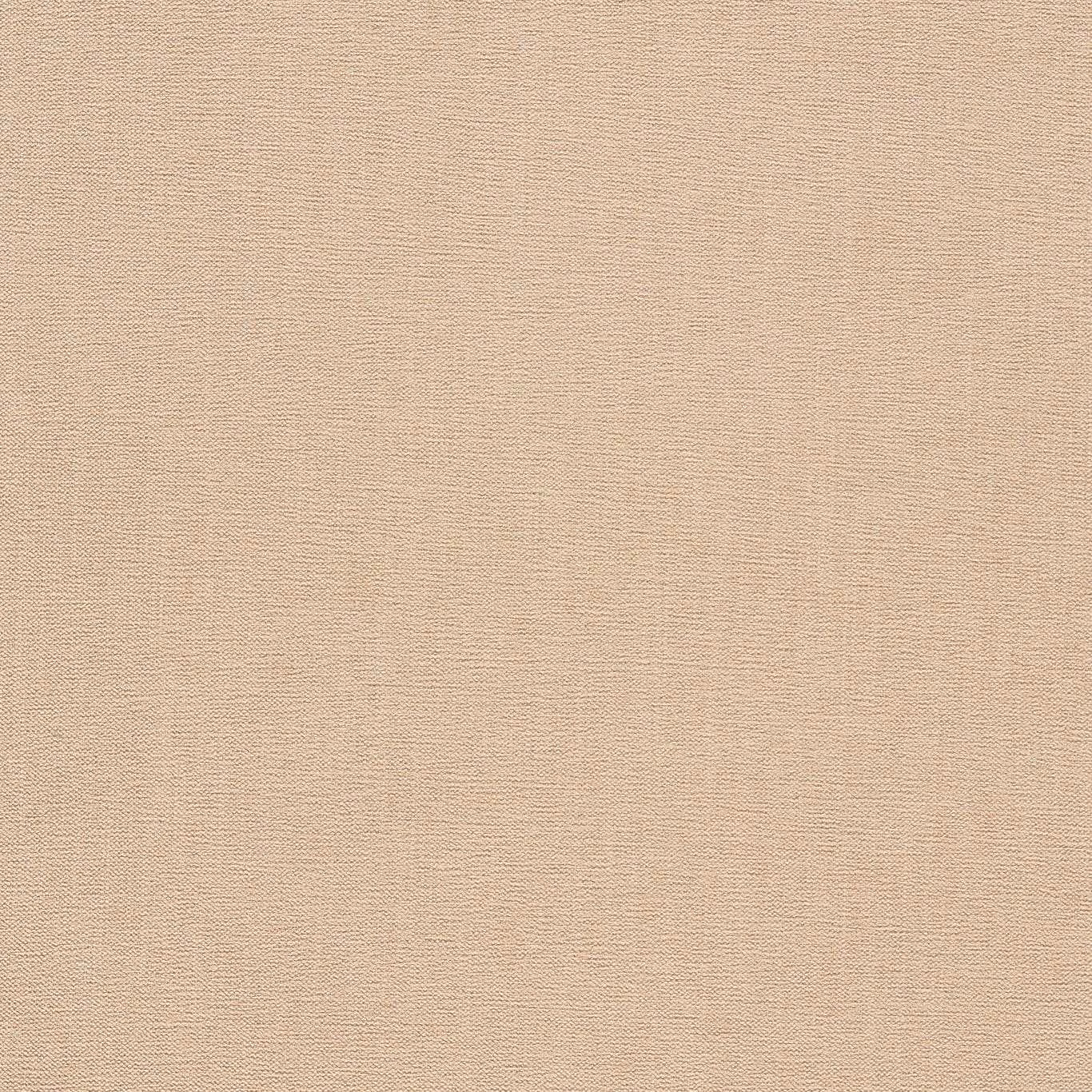 Warm blush-beige plain woven fabric with fine horizontal texture