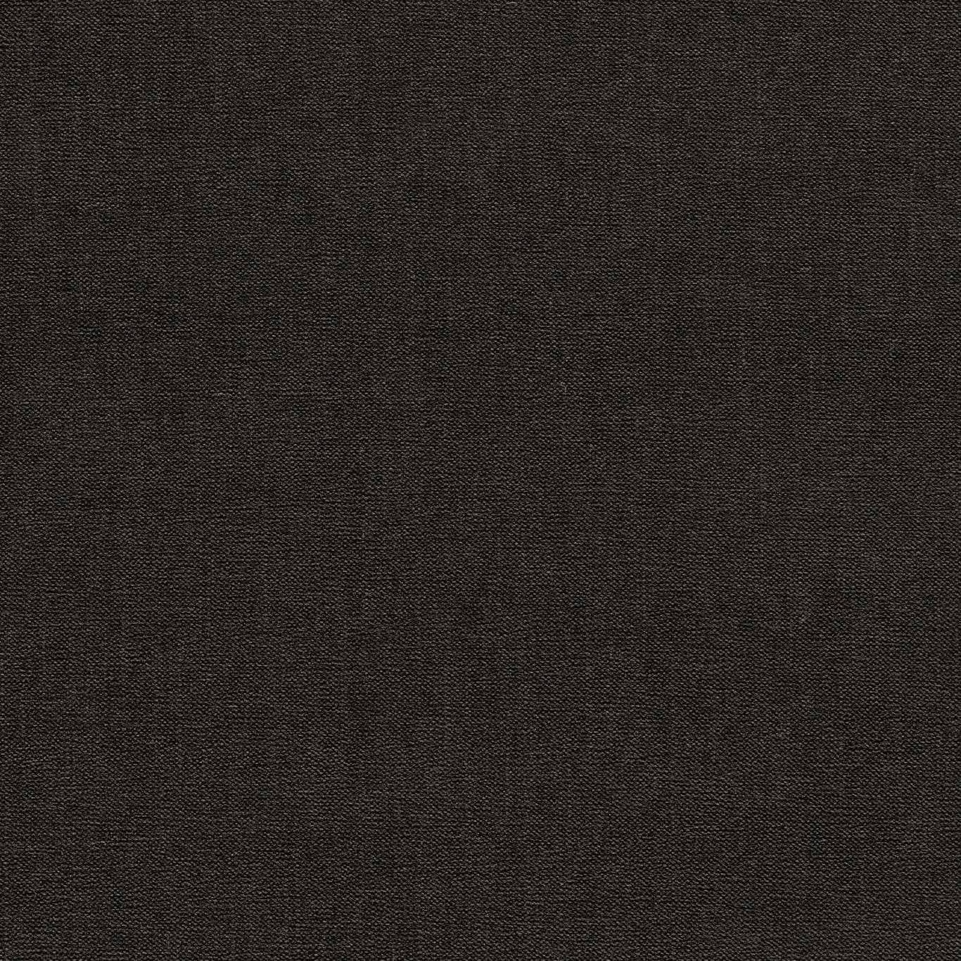 Near-black charcoal chenille weave with subtle brown tonal texture