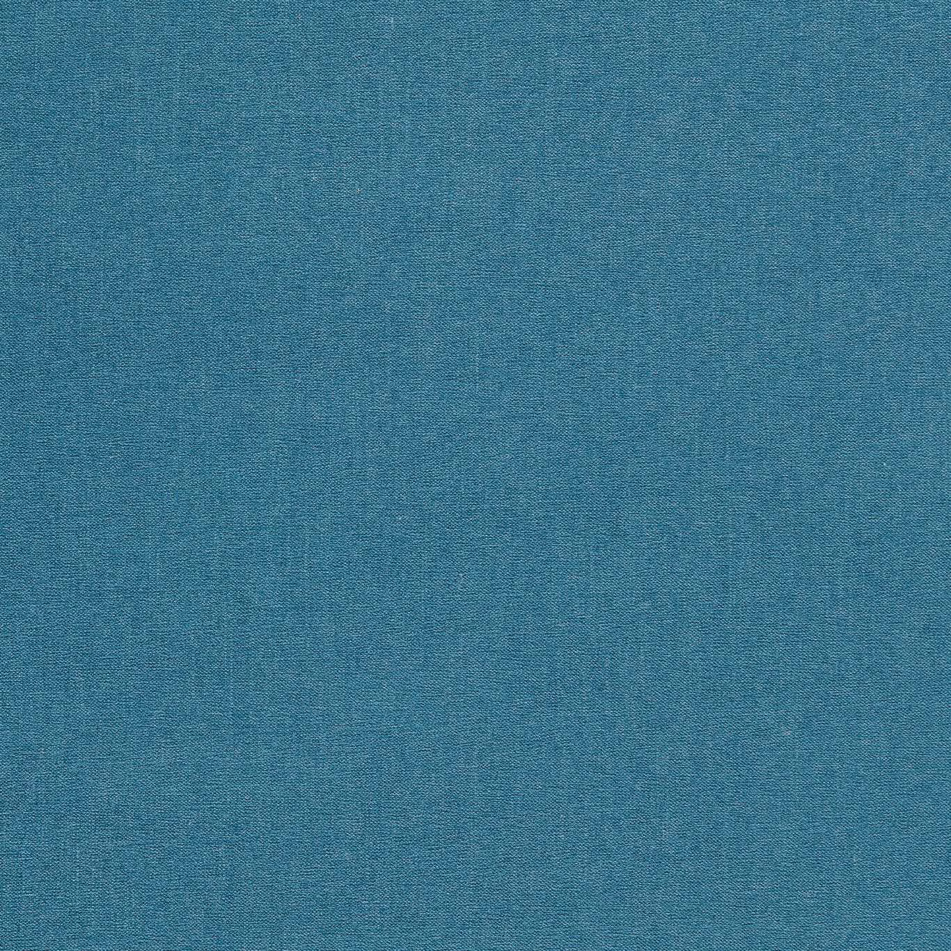 Deep ocean teal chenille with fine, subtly mottled woven texture